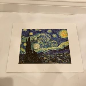 The Starry Night by Vincent Van Gogh wall art